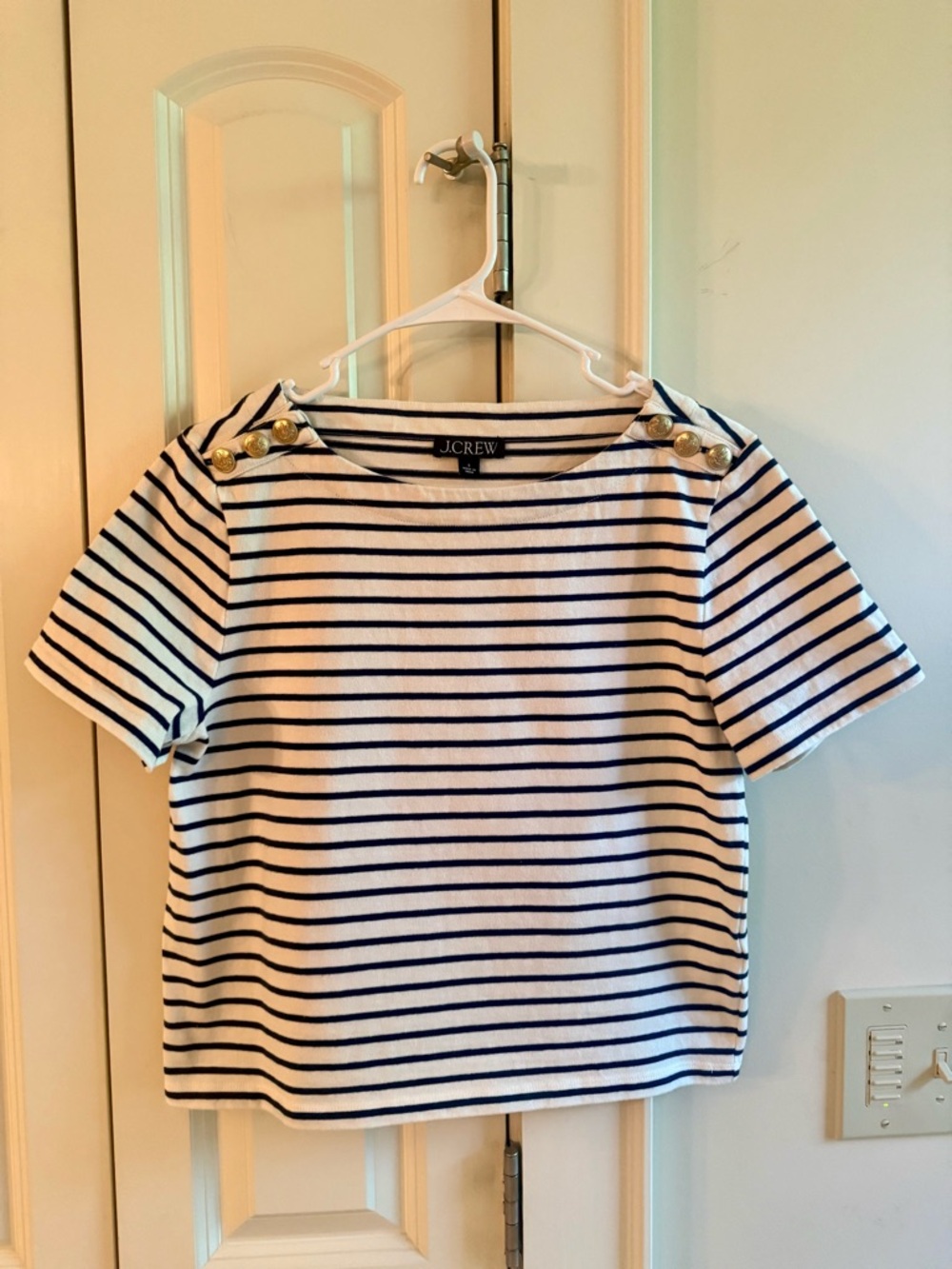 J.Crew Mariner French Breton Style Striped Tee Size Small ⚓️⚓️⚓️